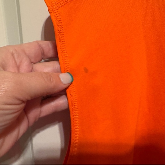 Harley Davidson Men’s Orange Sleeveless Muscle Shirt Dri-Fit Sz 3XL - Picture 3 of 8